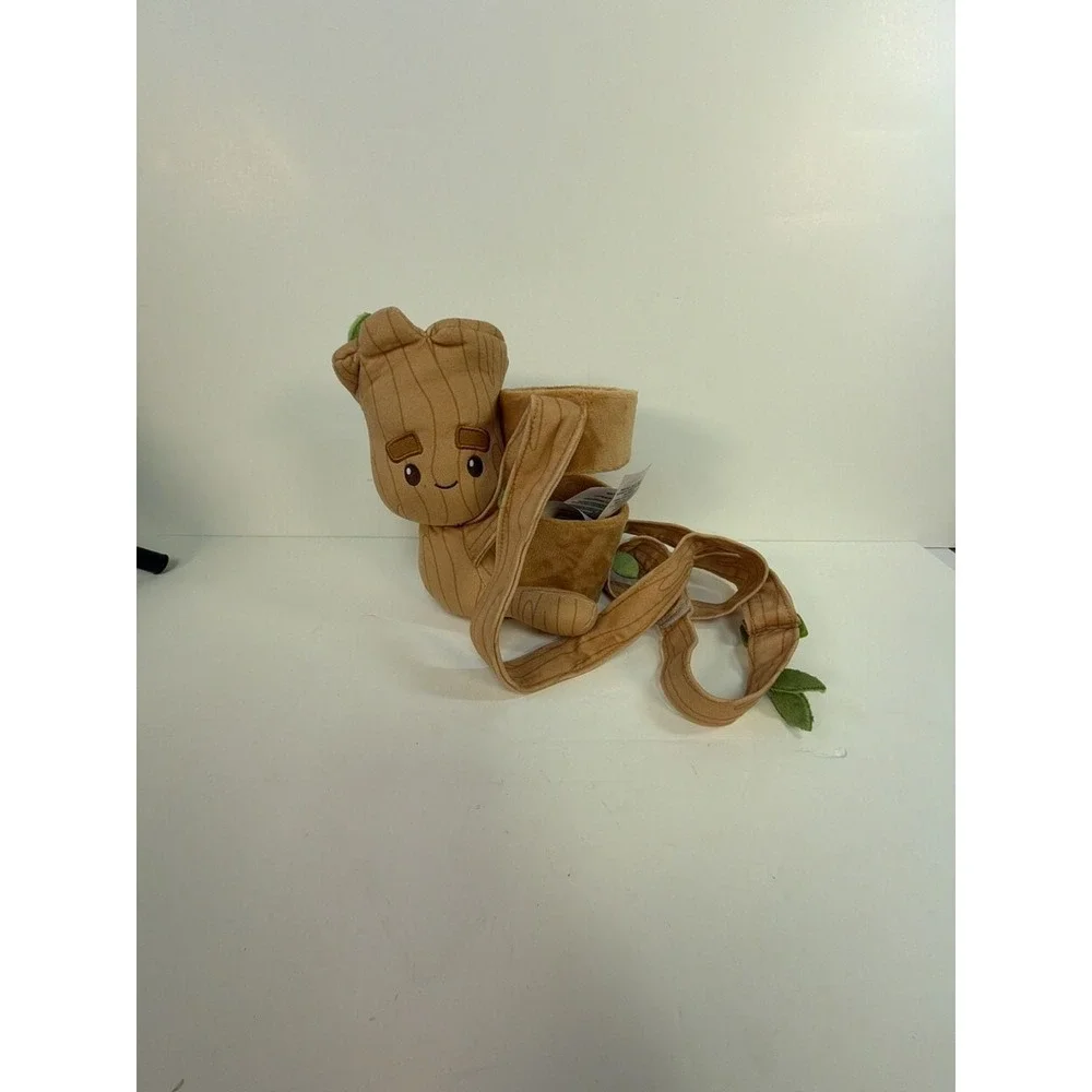 Disney Parks Marvel Groot Plush Crossbody Bottle Holder